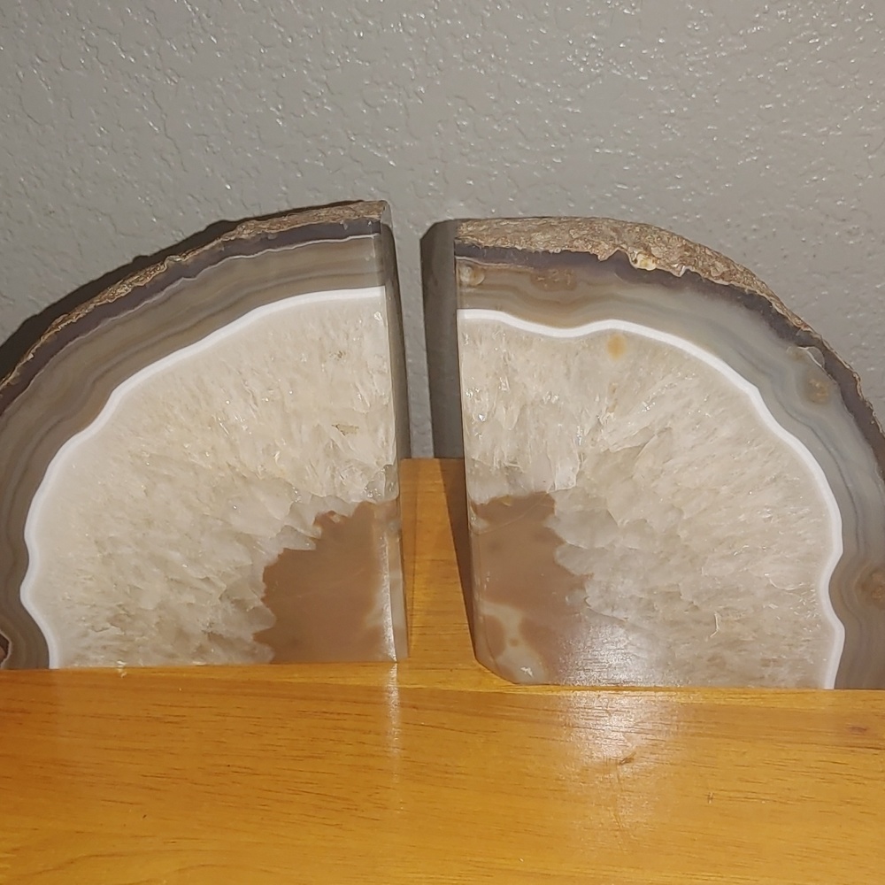 Geode bookends